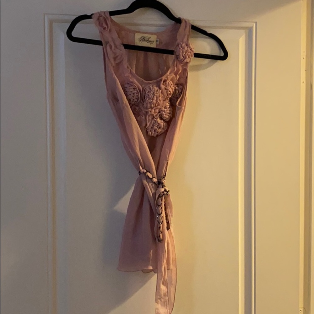 Pink blouse
